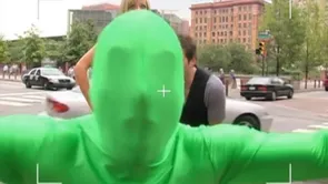 Charlie's Green Man Suit