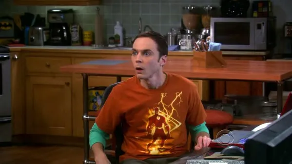 Sheldon's Flash Lightning Shirt