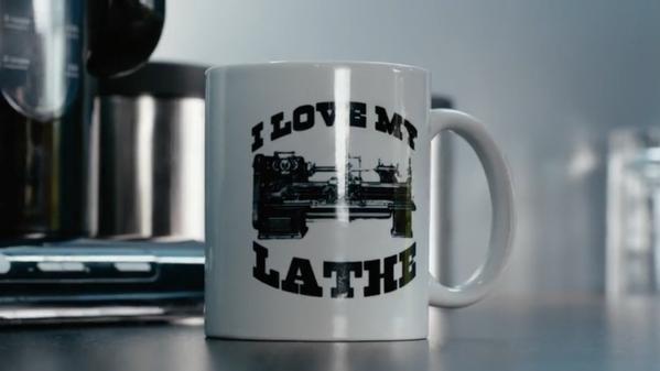 I Love My Lathe Mug