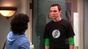 Sheldon's Black Flash Shirt