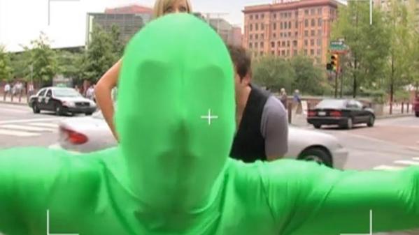Charlie's Green Man Suit