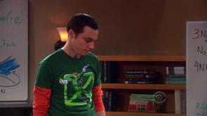 Sheldon's Flying Green Lantern Shirt