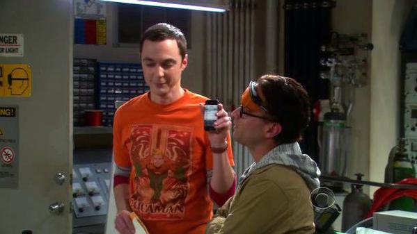 Sheldon's Aquaman Shirt