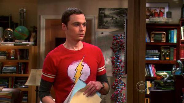 Sheldon's Striped Sleeve Flash Shirt