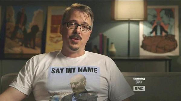 Vince Gilligan’s Say My Name Shirt