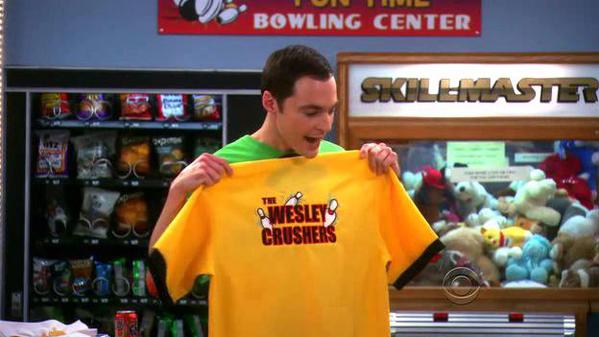 Sheldon's Wesley Crushers Shirt