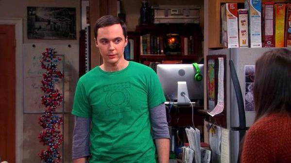 Sheldon's Meta Green Lantern Shirt