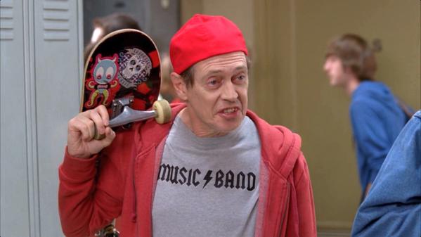 Steve Buscemi's Music Band Shirt