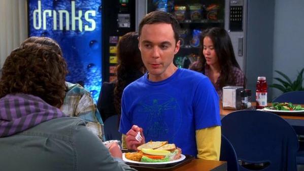 Sheldon's Vitruvian Superman Shirt