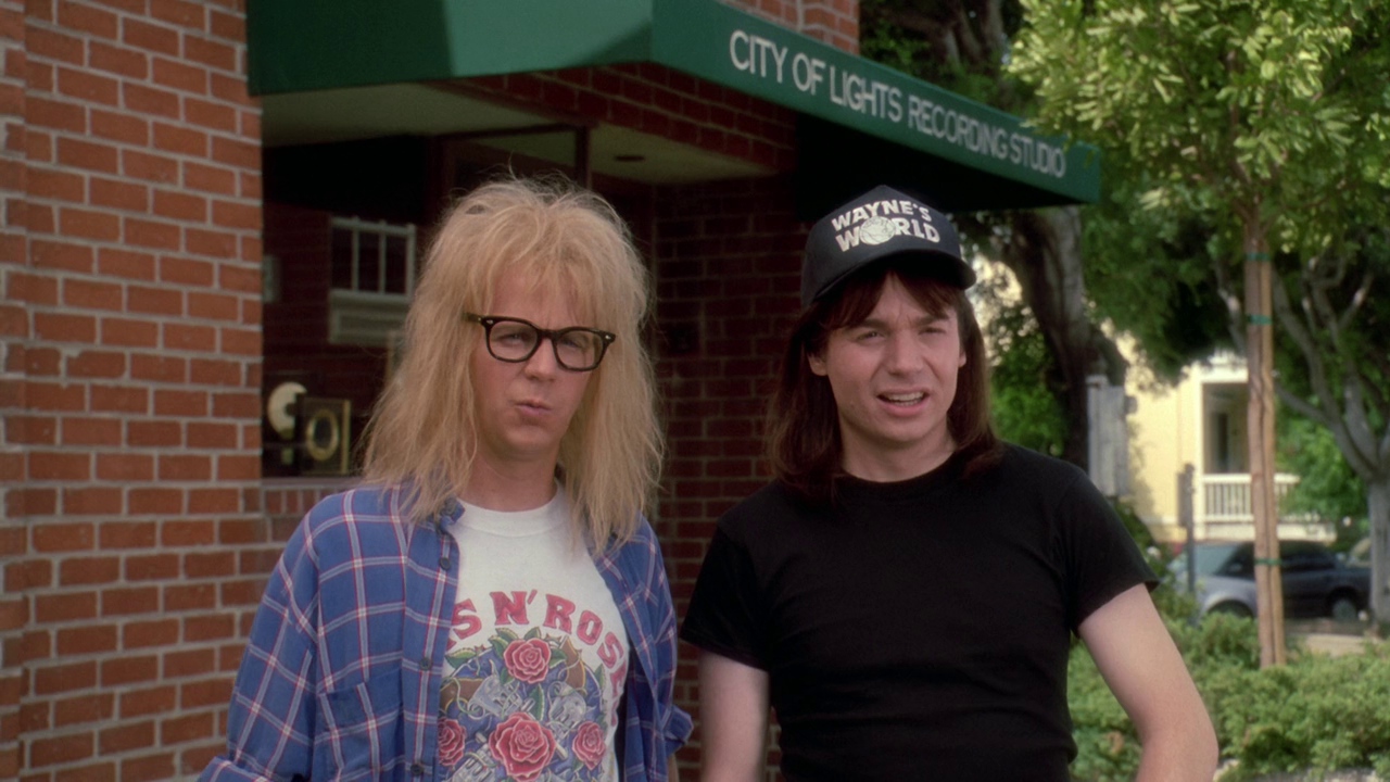 wayne's world garth shirt