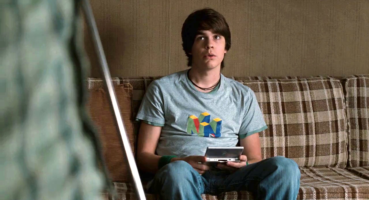 Young Johnny Simmons as Young Neil Nordegraf in Scott Pilgrim vs. the World